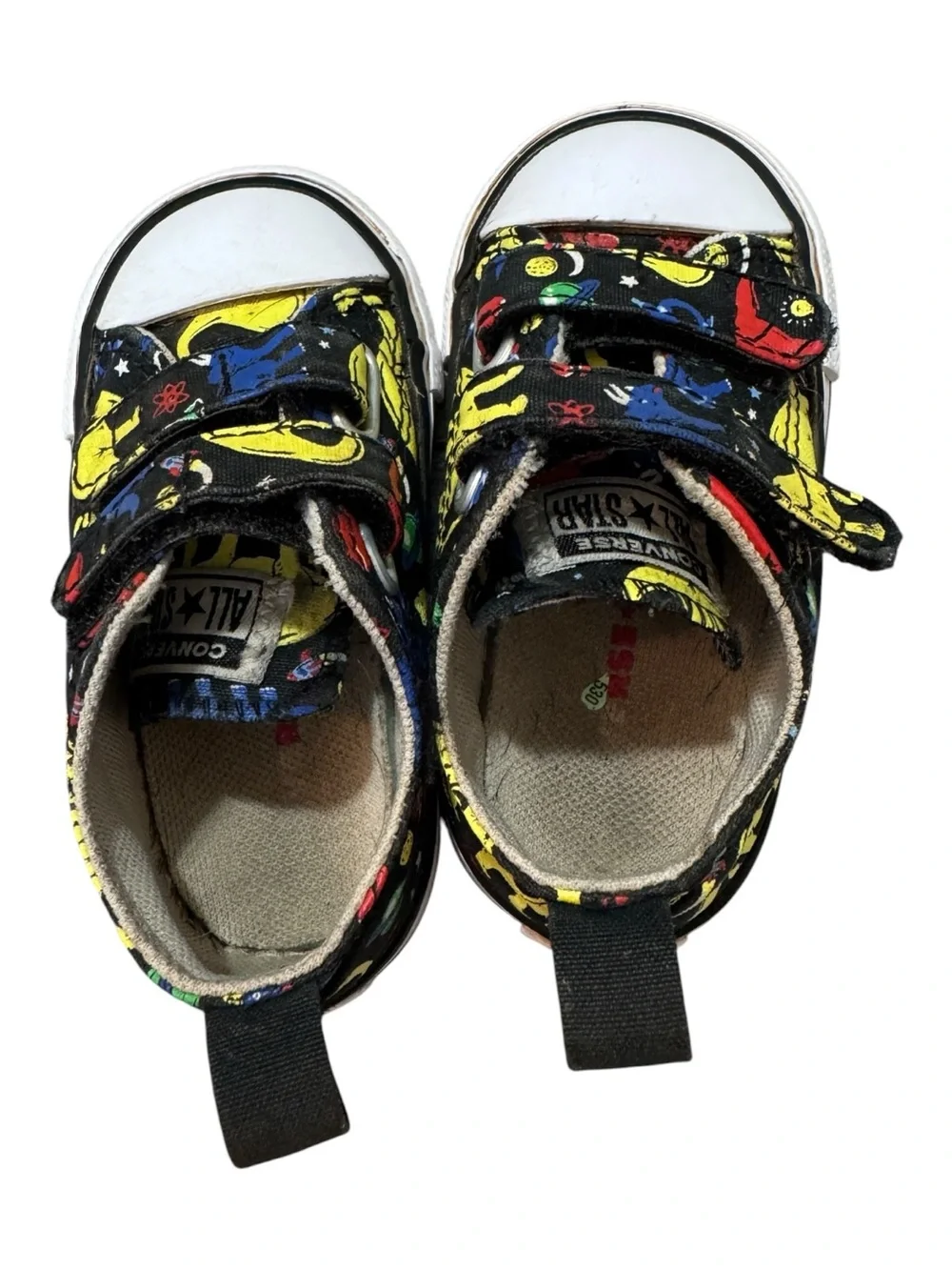 Converse Chuck Taylor All Star Low Top Dinosaur Sneakers Baby Toddler Size 4